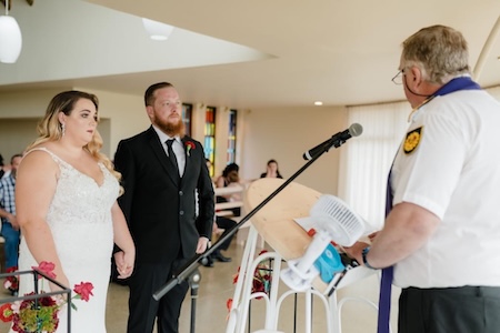 Wedding ceremony by Dr. Gerrit Rademeyer in Calitzdorp
