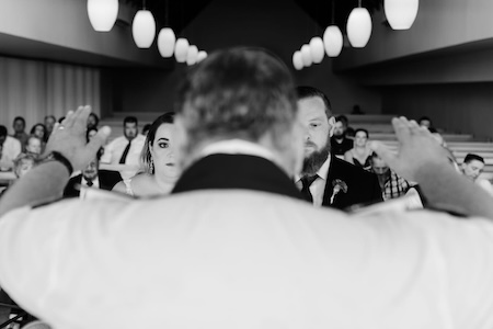 Wedding ceremony by Dr. Gerrit Rademeyer in Calitzdorp