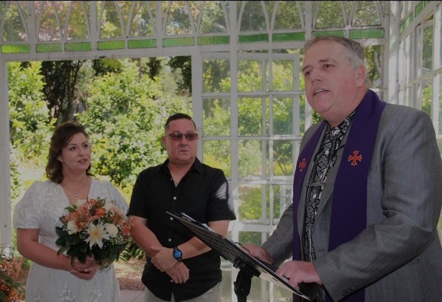 Wedding ceremony by Dr. Gerrit Rademeyer in Calitzdorp
