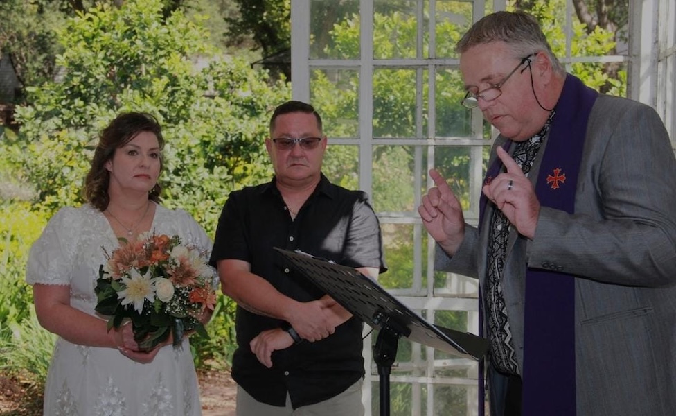 Wedding ceremony by Dr. Gerrit Rademeyer in Calitzdorp