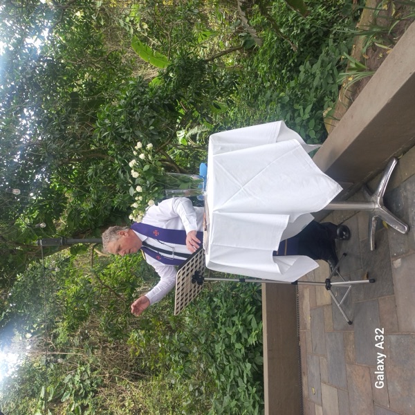 Wedding ceremony by Dr. Gerrit Rademeyer in Calitzdorp