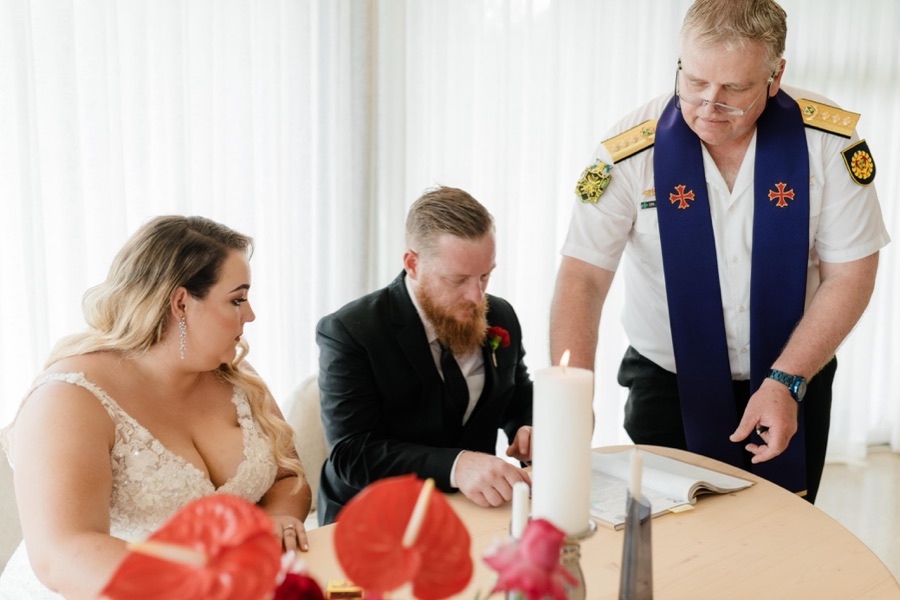 Wedding ceremony by Dr. Gerrit Rademeyer in Calitzdorp