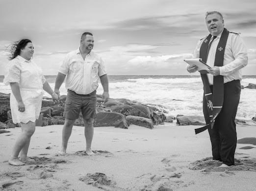 Wedding ceremony by Dr. Gerrit Rademeyer in Calitzdorp