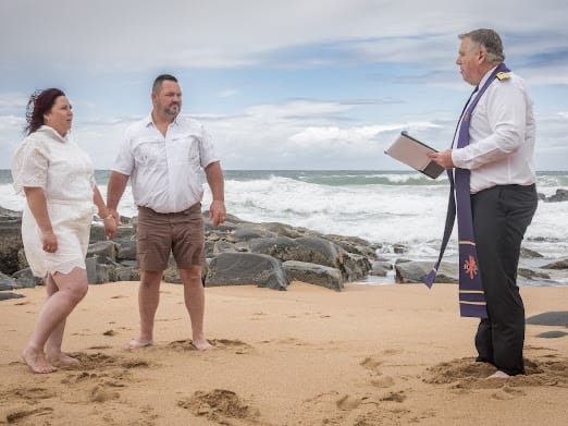 Wedding ceremony by Dr. Gerrit Rademeyer in Calitzdorp