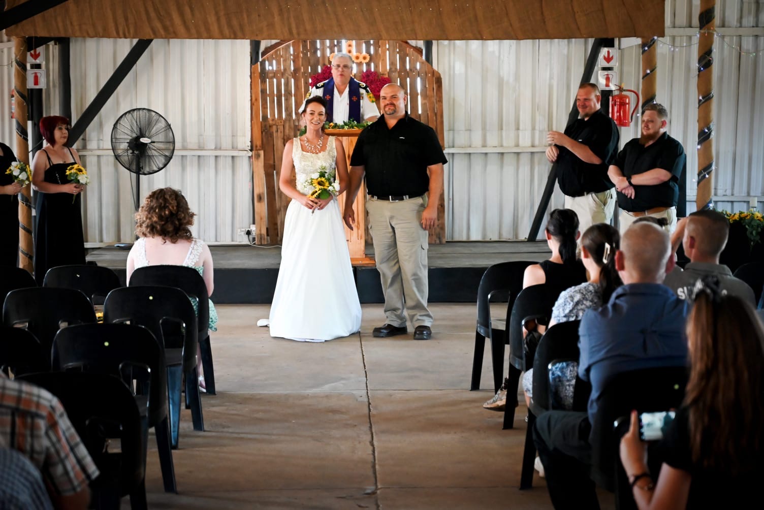 Wedding ceremony by Dr. Gerrit Rademeyer in Calitzdorp