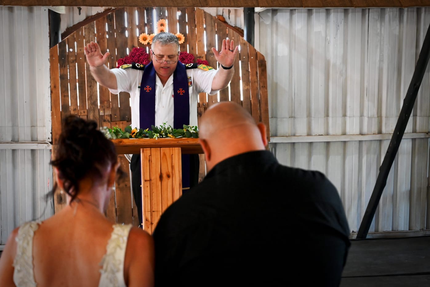 Wedding ceremony by Dr. Gerrit Rademeyer in Calitzdorp